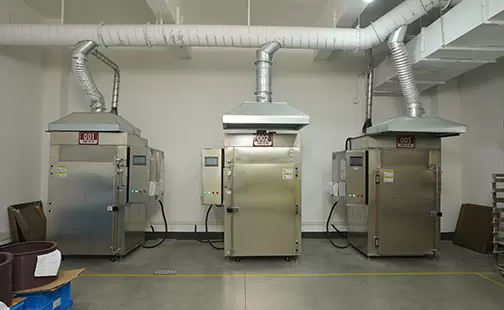 硬化後生産工場